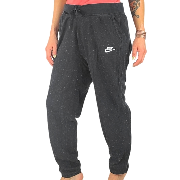 Nike Other - Nike Speckled Cotton Sweats Size X Large Black
